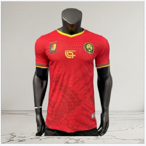 Football Maillot Cameroun 2025/2026, blanc, Lions indomptables, Can, Africa, Soccer,