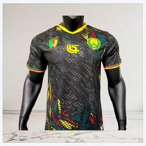  Cameroon black Football Jersey,Maillot Cameroun, personalisable, blanc, vert, rouge, Football, Lions indomptables Fourteen, Official,