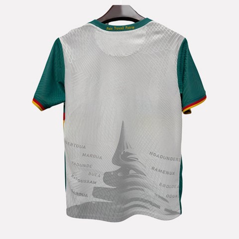  Maillot Cameroun, blanc, Football, Lions indomptables, Fourteen, éqquipe nationale, Can 2025,