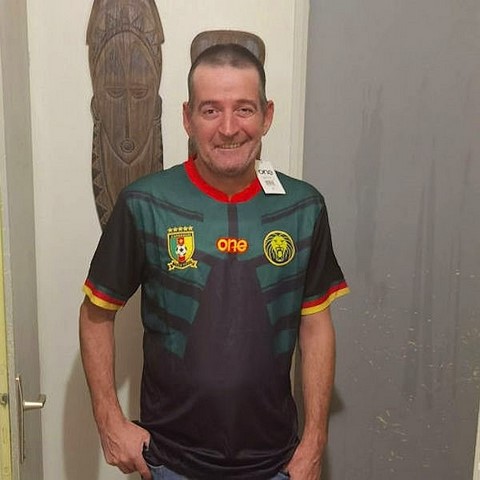  Cameroon Black Football Jersey,Maillot Cameroun, noir Football, Lions indomptables,