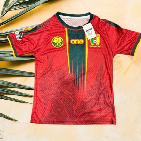 Maillot de Football rouge Cameroun,