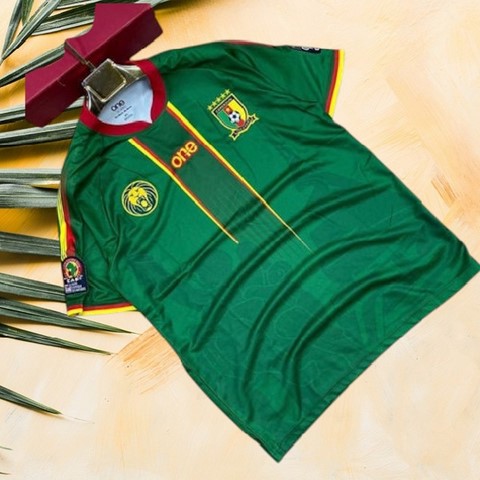 Maillot Cameroun, vert Football, Lions indomptables,