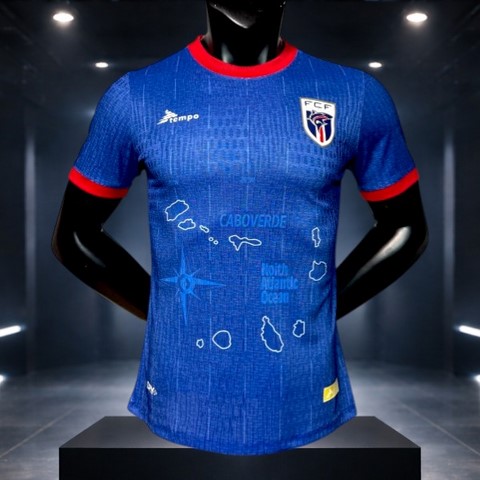 Maillot de Football Cap Vert, bleu, équipe nationale, Les Lions de la Téranga,, Can 2025, Can, Caf Afrique, Les 2025, soccer Africa,