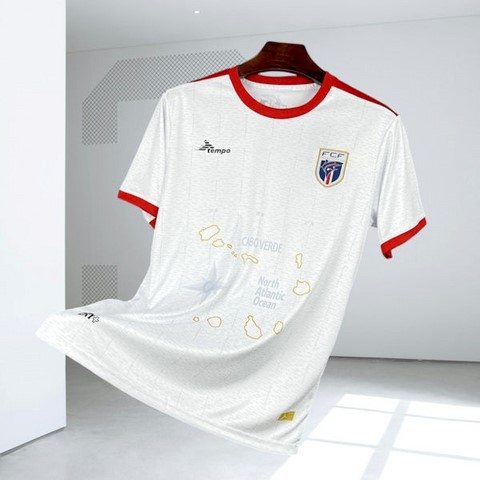 Maillot de Football Cap Vert  blanc, équipe nationale, Les Lions de la Téranga,, Can 2025, Can, Caf Afrique, Les 2025, soccer Africa,