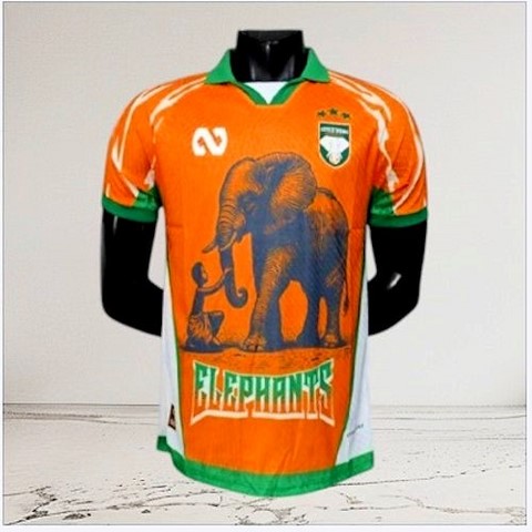 Maillot Côte d'Ivoire Football 2025/2026, orange, Can, Caf, Afrique, soccer Africa, pays africain,