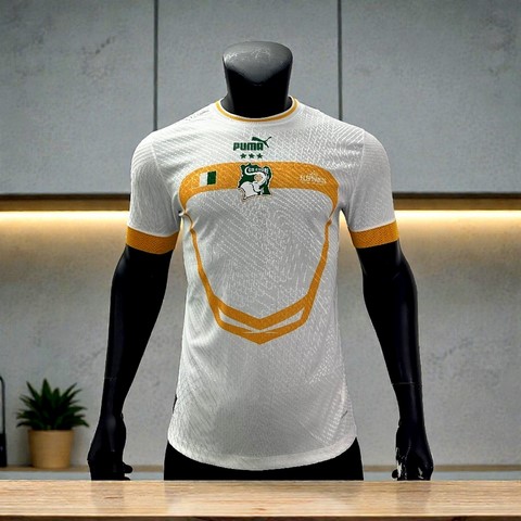 Maillot Côte d'Ivoire Football blanc, Can, Caf, Afrique, soccer Africa, pays africain, Les éléphants,