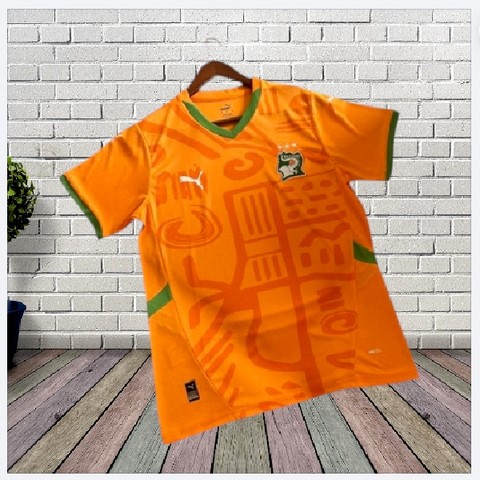 Maillot Côte d'Ivoire Football blanc, Can, Caf, Afrique, soccer Africa, pays africain,