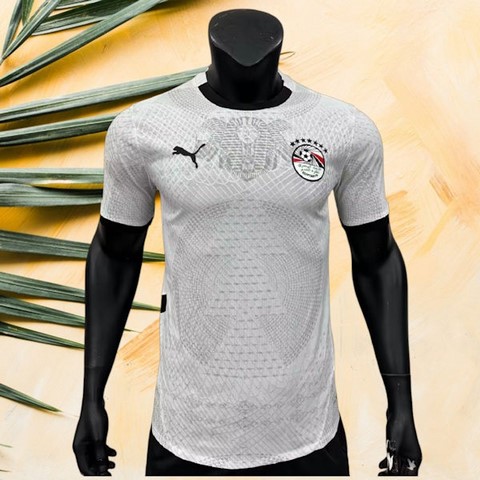 Maillot de Football blanc Egypte, équipe nationale, drapeau, 