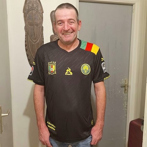  Cameroon green, Football Jersey,Maillot Cameroun, noir Football, Le Coq Sportif,