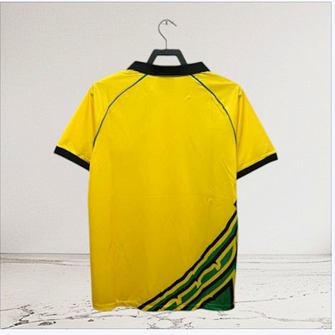 Maillot de Football Jamaïque Rétro 1990, Jersey,Maillot Cameroun, personalisable, vert, Football, Kappa,