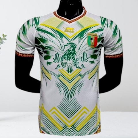 Maillot de Football blanc Mali, équipe nationale, drapeau, 