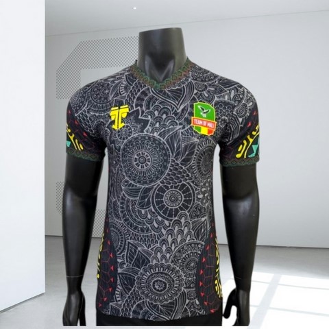 Maillot de Football Noir Mali, équipe nationale, drapeau, 