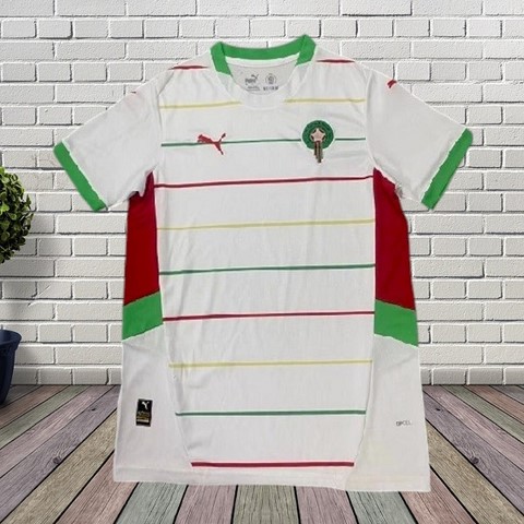 Maillot de Football bleu Maroc, équipe nationale, drapeau, 