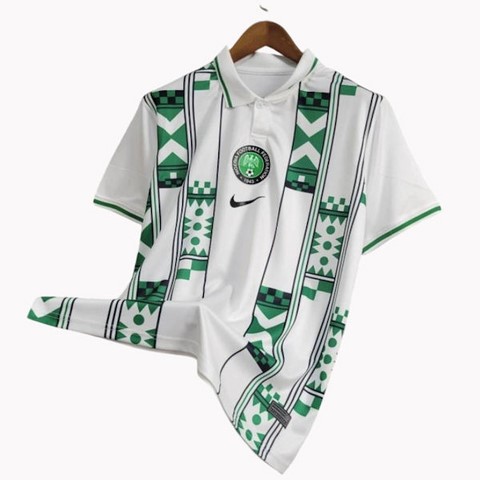 Maillot de Football  Nigéria, blanc/vert,  équipe nationale, drapeau, 
