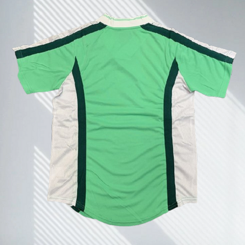 Maillot de Football Nigéria Rétro 1998, vert, équipe nationale, drapeau, 