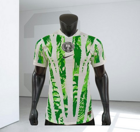 Maillot de Football Nigéria 2025, blanc/vert,  équipe nationale, Can, Caf, Afrique, Jerseys soccer Africa, Football pays Africains,