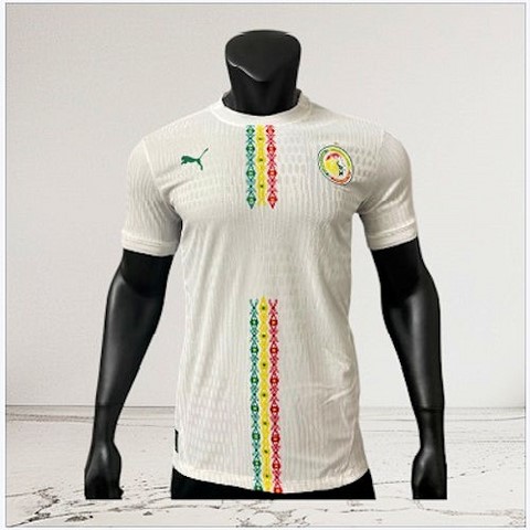 Maillot de Football Sénégal SN 🇩🇿 2024, blanc, Les Lions de la Teranga, supporter sénégalais, Football Africain. africa. can, Afrique, football, djankawax, Africa Football, Diaspora Africaine, drapeau,