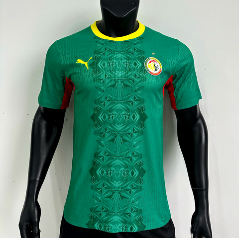 Maillot de Football Sénégal, 2025  vert, équipe nationale, Les Lions de la Téranga,, Can 2025, Can, Caf Afrique, Les Lions de la Téranga,soccer Africa,