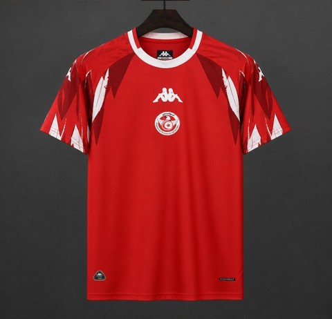 Maillot de Football Tunisia, red, Can, Caf, Afrique, pays Africain, foot afticain,