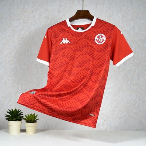 Football Jersey Tunisia red, Custom -name and number-équipe nationale, Can 2025, AiglesDeCarthage, SupporterTunisien, Can, Caf Africa, 2025, soccer Africa, 