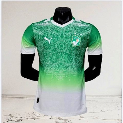 Maillot Côte d'Ivoire Football vert, Can, Caf, Afrique, soccer Africa, pays africain,