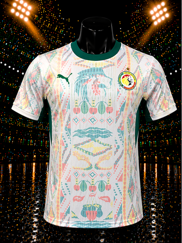 Maillot de Football Cap Vert  blanc, équipe nationale, Les Lions de la Téranga,, Can 2025, Can, Caf Afrique, Les 2025, soccer Africa,