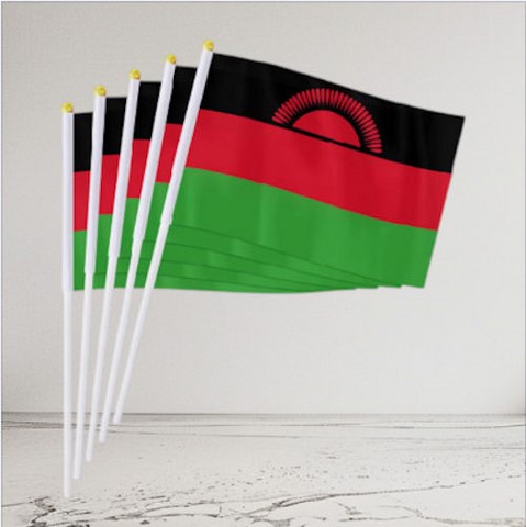 Drapeau main Mozambique, Supporters, Fans, Football, Cameroun