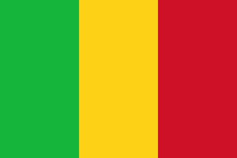 Mali, Drapeau national, Supporters, Fans, Football, Pays Afrique, Caf, Can,