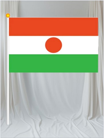 Drapeau mains Niger, lot de 5/10/20/50/100 pieèces,