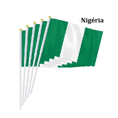 Drapeau main Nigéria, Supporters, Fans, Football, Cameroun