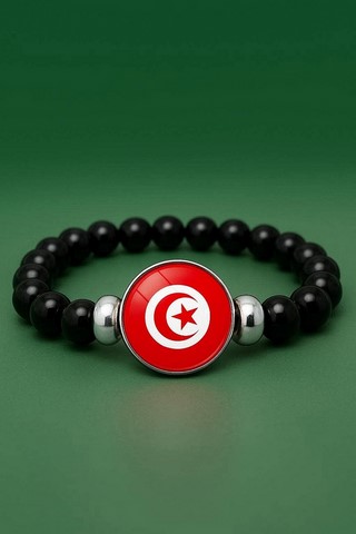 Bracelet perles, Drapeau national, supporters ,Drapeau, fans supporters, Algérie,