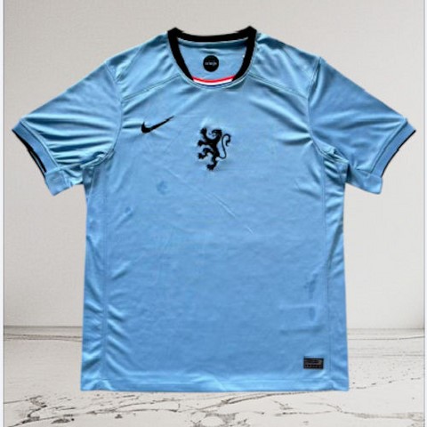   Maillot de Football Netherlands 2025/2026, bleu, Jerseys soccer, Nike, 