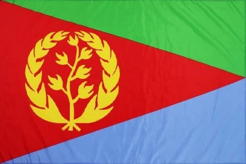 Drapeau national Érithrea, Supporters, Fans, Football, Cameroun