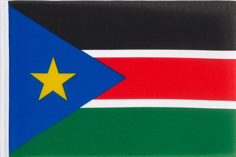 Drapeau national Soudan du sud, Supporters, Fans, Football, Cameroun