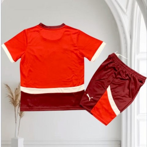 Ensemble Maillot + Short Football Switzerland 2026, rouge, version fan, Jerseys soccer, Puma, Djankawax, 