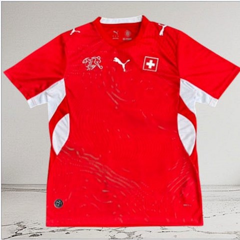  Maillot de Football Switzerland 2026, rouge, version fan, Jerseys soccer, Puma, Djankawax, 