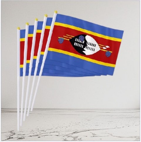 Drapeau main Swazilandl, Supporters sénégalais, les Lions de la Terranga, Fans, Football, Cameroun