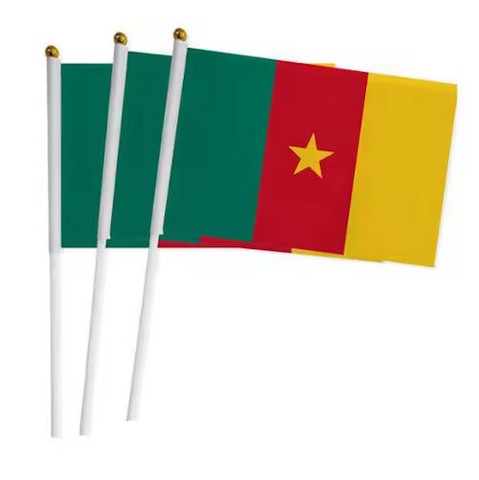 Drapeau mains Ethiopie, lot de 5/10/20/50/100 pieèces,