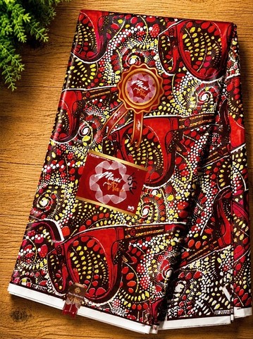 Tissu-Coton-fleurs rouge, Lafermedeleo-Djankawax,