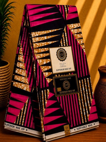 Tissu-Coton-rose/marron, Lafermedeleo-Djankawax,