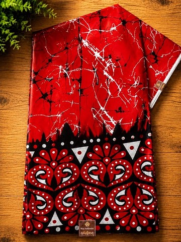 Tissu-Coton, rouge, Lafermedeleo-Djankawax,