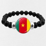 Bracelet plaque acier, Drapeau national, supporters ,Drapeau, fans supporters, Côte d'Ivoire,