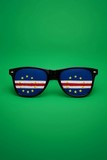 Lunettes de soleil, drapeau national RD Congo, Lunettes de soleil, Drapeau national, supporters Cap-Vert,Self-adhesive stickers, temporary tattoo Cameroon,Drapeau main supporters Cap-Vert,