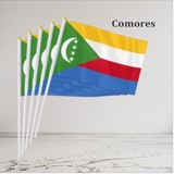 Drapeau main Comores, Supporters, Fans, Football, Cameroun