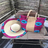 Sandales en tissu pagne Ndop Cameroun Wax Africain, Toghu, Djankawax,