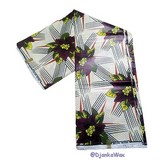 Tissu-Coton-fleurs violet, Lafermedeleo-Djankawax,