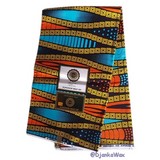 Tissu Coton, rouge, Djankawax, Lafermedeleo-Djankawax,