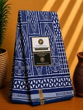 Ndop Bamiléké Cameroun bleu, 6 yard, Djankawax, tissus pagnes, wax,
