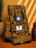 Ndop Bamiléké Cameroun 6 yard, jaune, Djankawax, tissus pagnes, wax,