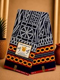 Ndop bleu, African wax loincloth 6 yards, ventes solidaire,lafermedeleo,La ferme de Léo,